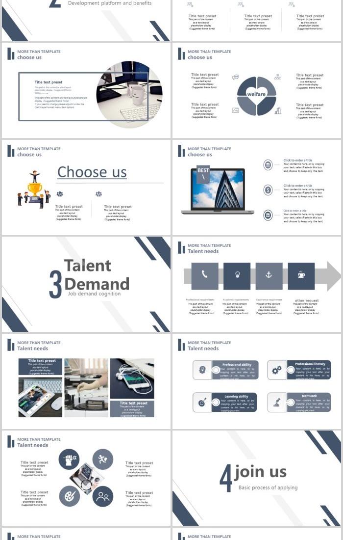 Detail Template Powerpoint Minimalis Nomer 43