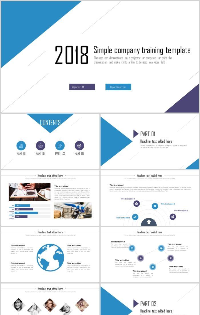 Detail Template Powerpoint Minimalis Nomer 53