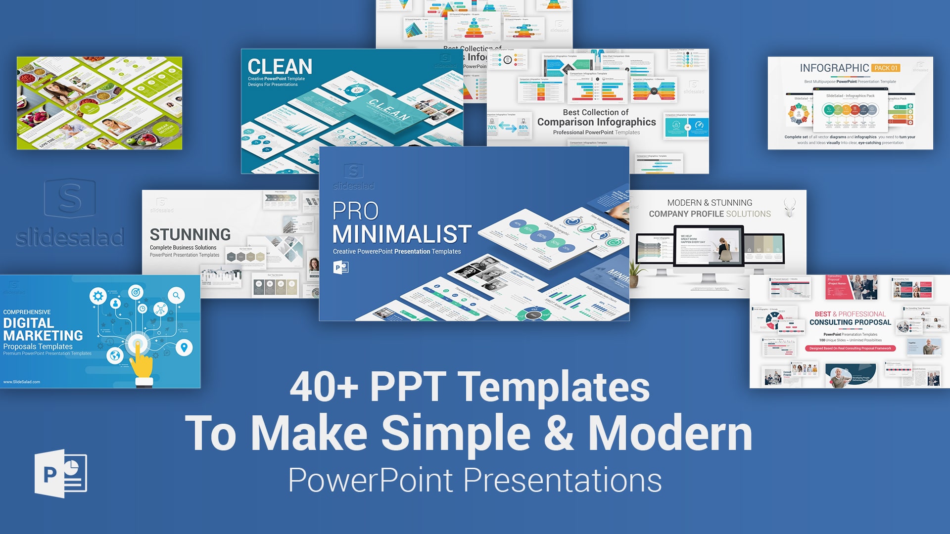 Detail Template Powerpoint Minimalis Nomer 56