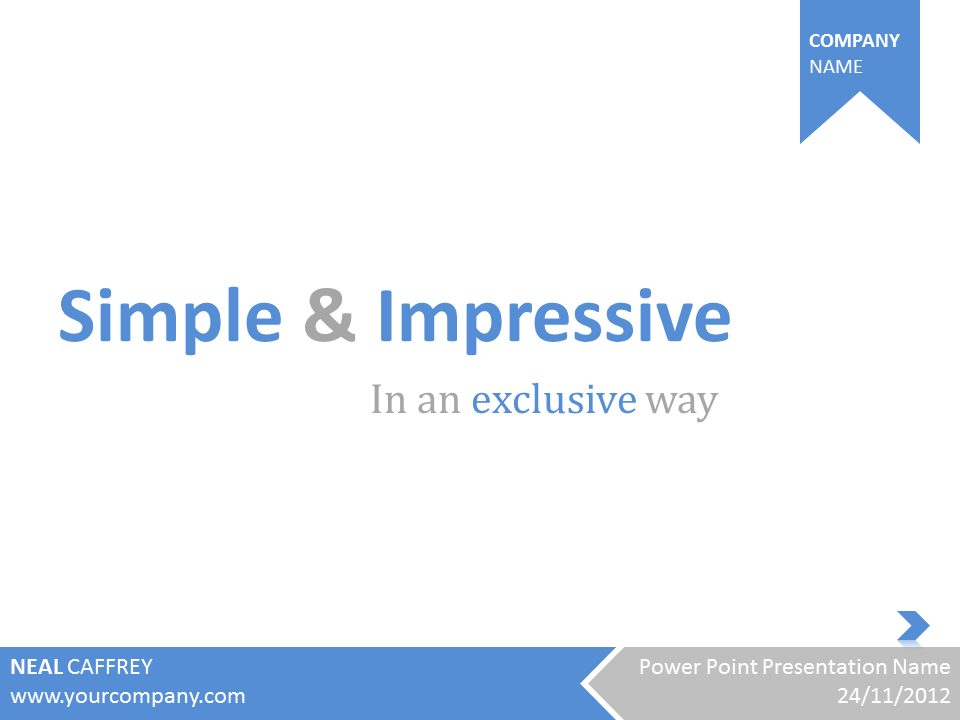 Detail Template Powerpoint Simple Elegant Nomer 18