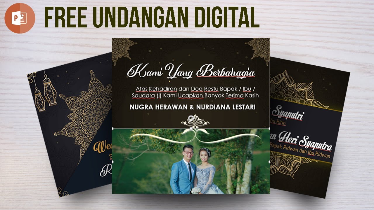 Detail Template Powerpoint Undangan Pernikahan Nomer 51