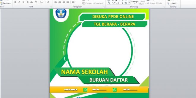 Detail Template Ppdb Ppt Nomer 20