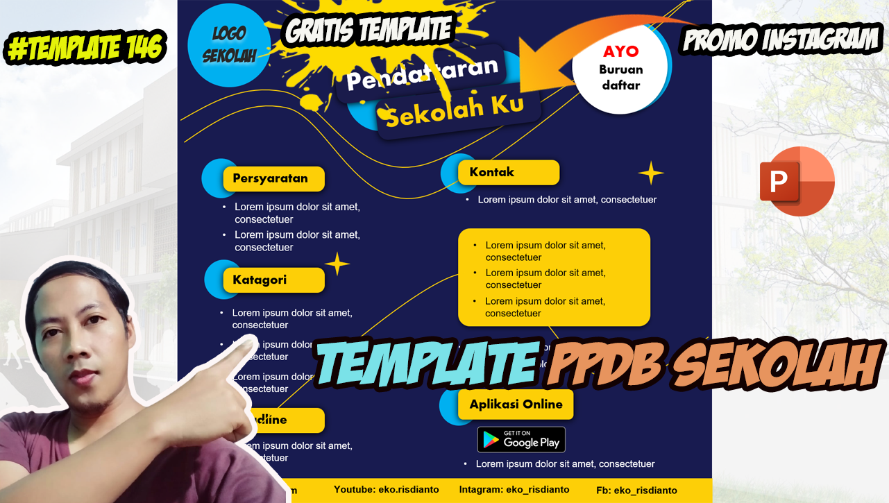 Detail Template Ppdb Ppt Nomer 3