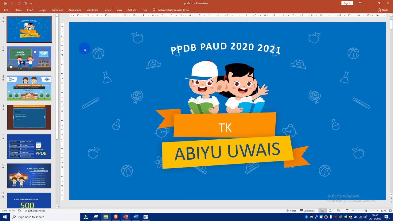 Detail Template Ppdb Ppt Nomer 7