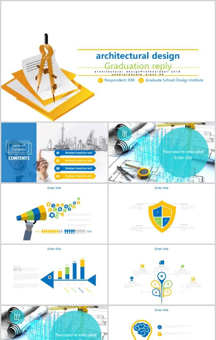 Detail Template Ppt Arsitektur Nomer 49