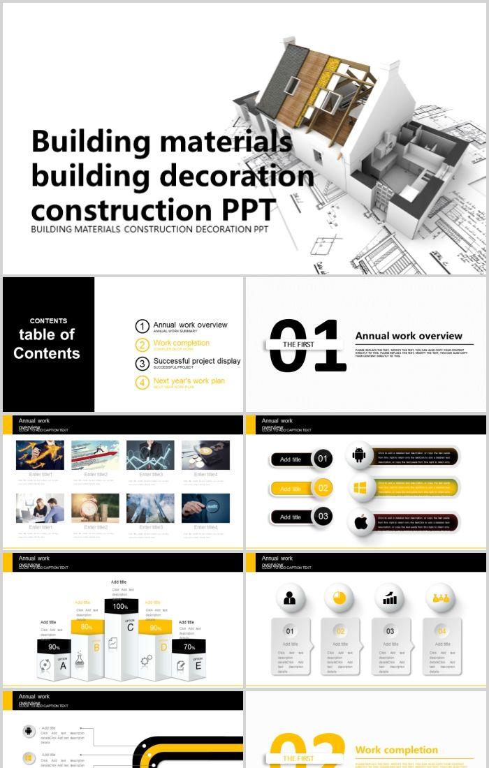 Detail Template Ppt Bangunan Nomer 38