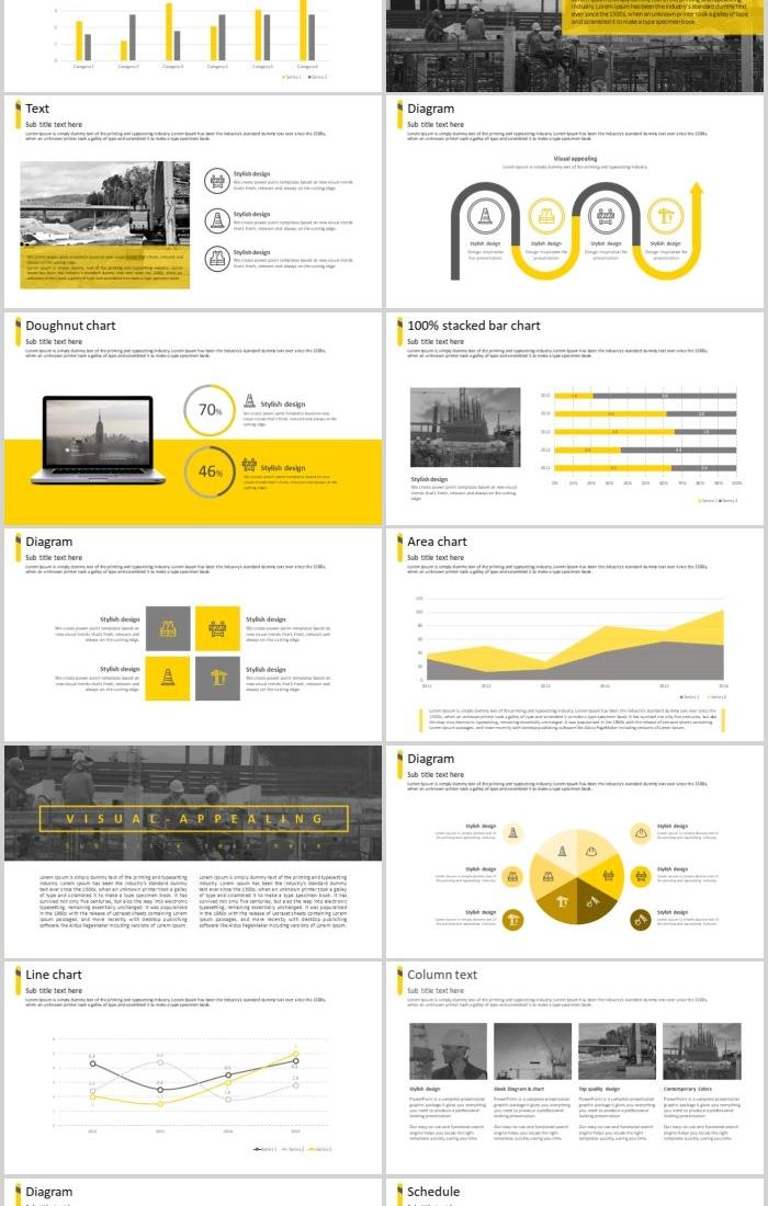 Detail Template Ppt Bangunan Nomer 44