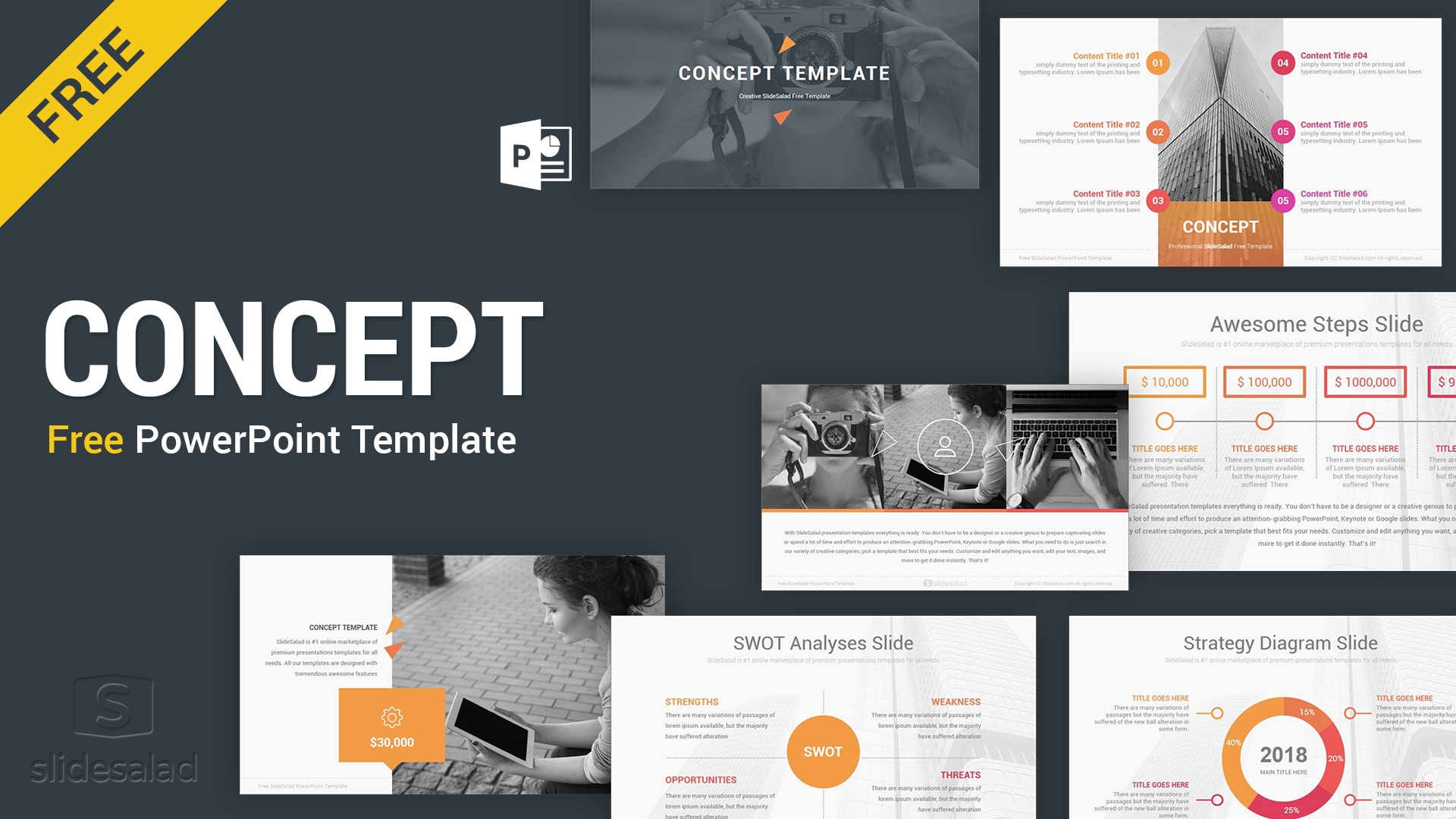 Detail Template Ppt Bisnis Keren Gratis Nomer 52