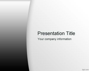 Detail Template Ppt Black And White Nomer 34