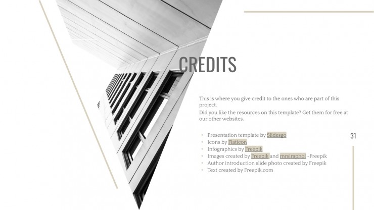 Detail Template Ppt Black And White Nomer 37