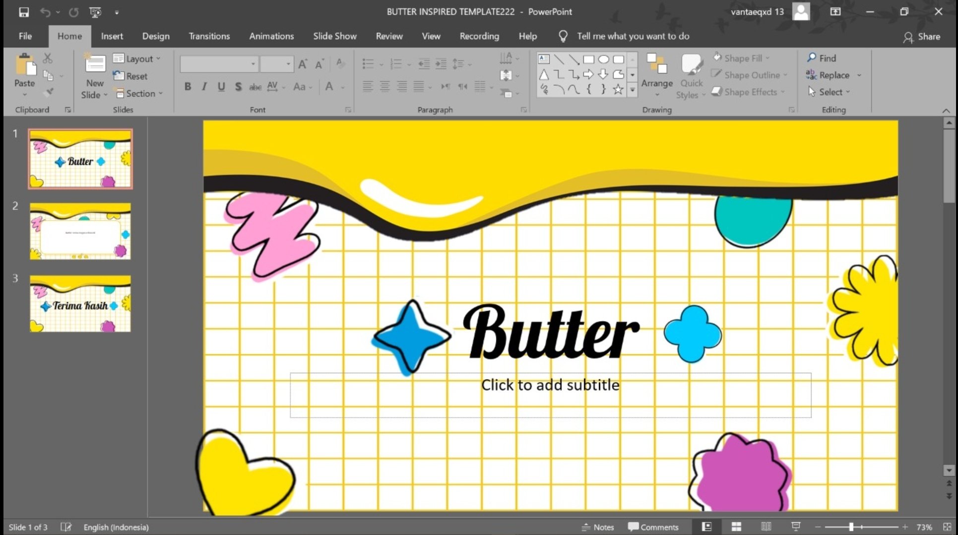 Detail Template Ppt Bts Nomer 23