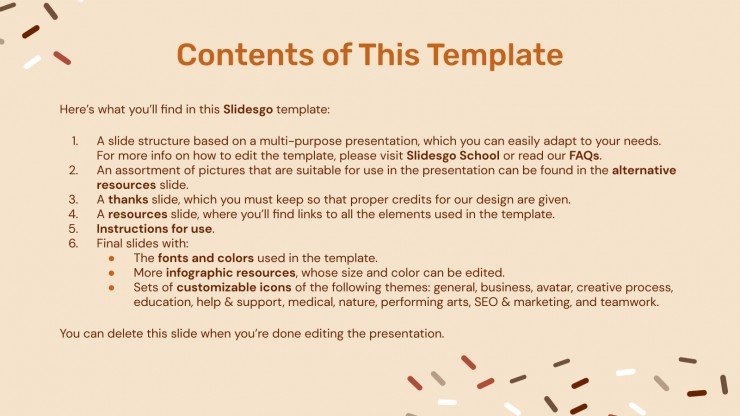 Detail Template Ppt Coklat Nomer 4