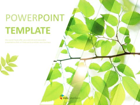 Detail Template Ppt Daun Nomer 15