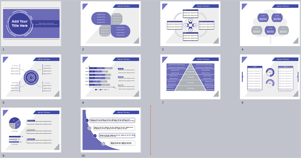 Detail Template Ppt Flat Nomer 47