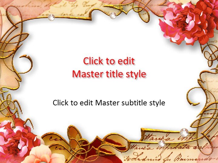 Detail Template Ppt Flower Nomer 20