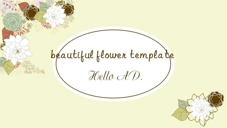 Detail Template Ppt Flower Nomer 28