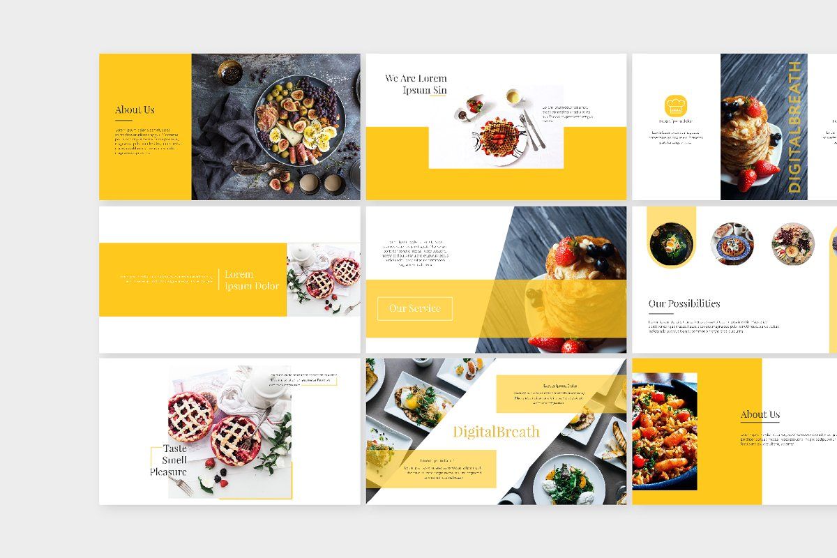 Detail Template Ppt Food Nomer 12