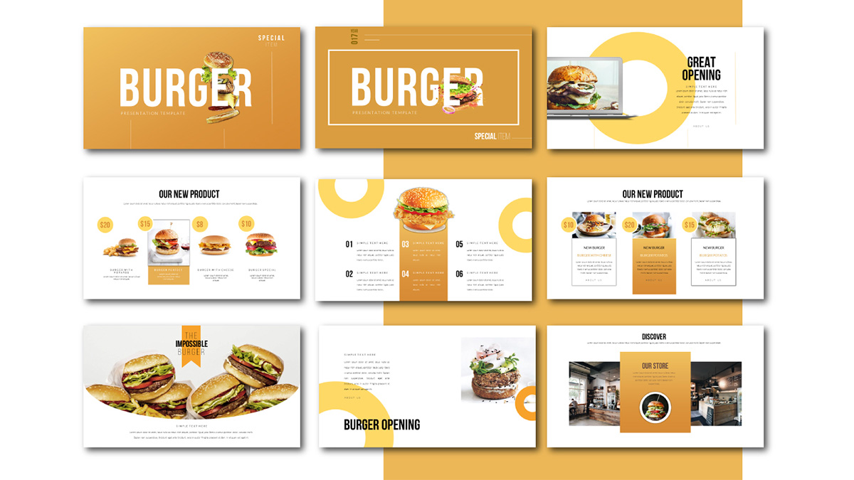 Detail Template Ppt Food Free Nomer 38