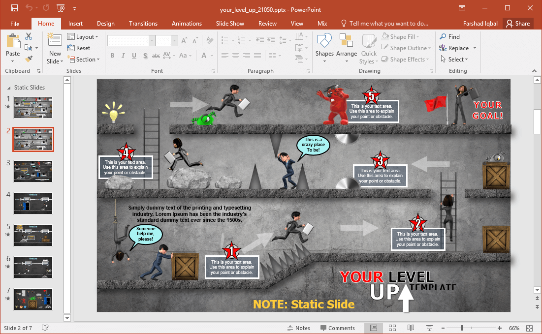 Detail Template Ppt Game Nomer 21