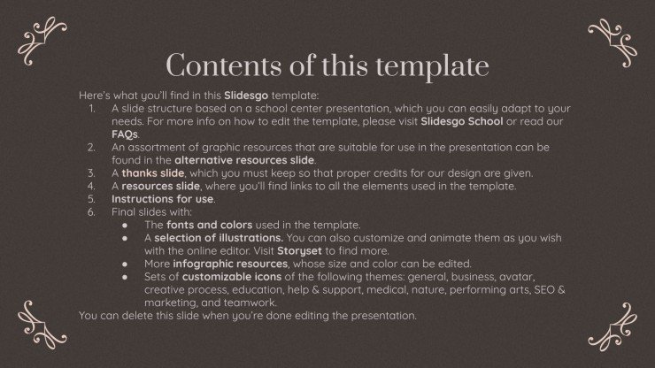 Detail Template Ppt Hitam Nomer 28