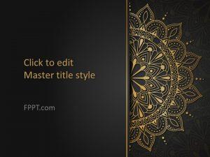 Detail Template Ppt Hitam Nomer 29
