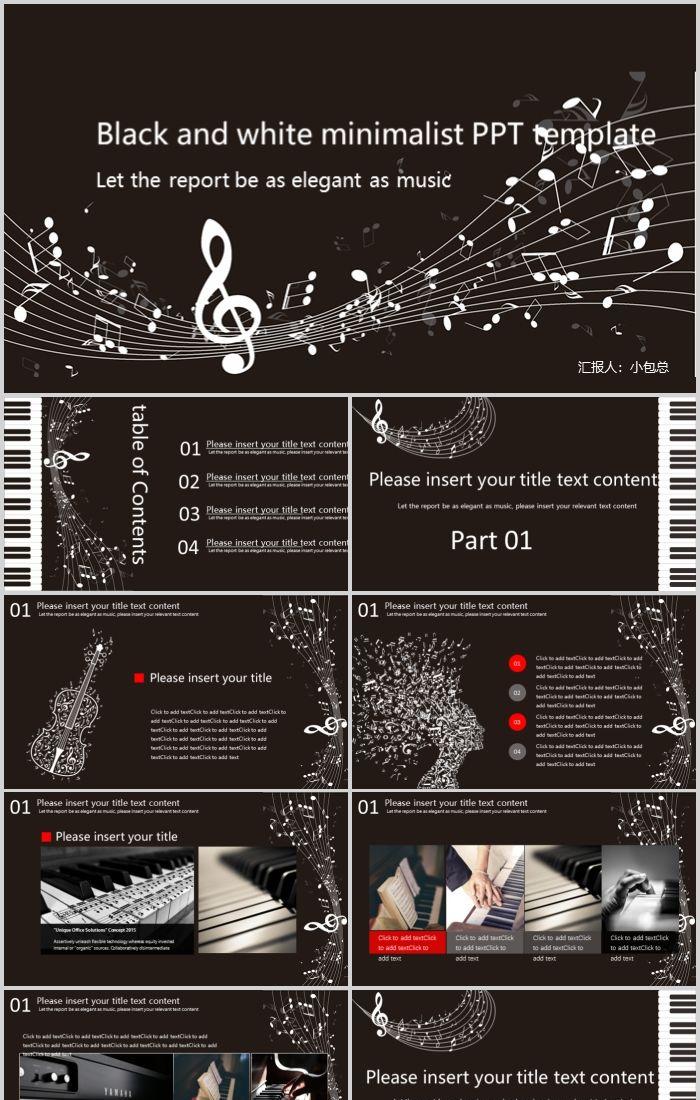 Detail Template Ppt Hitam Nomer 38