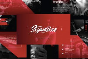 Detail Template Ppt Hitam Nomer 43
