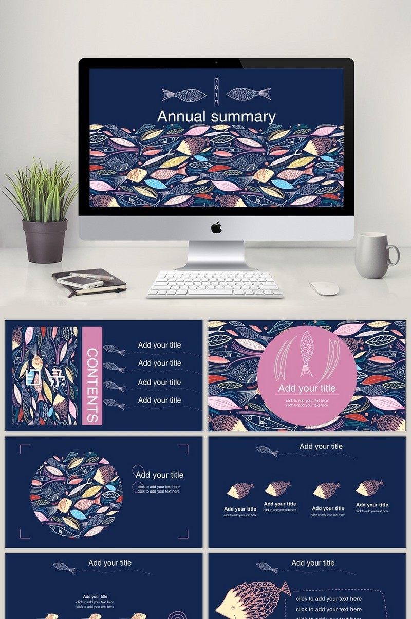 Detail Template Ppt Ikan Nomer 19
