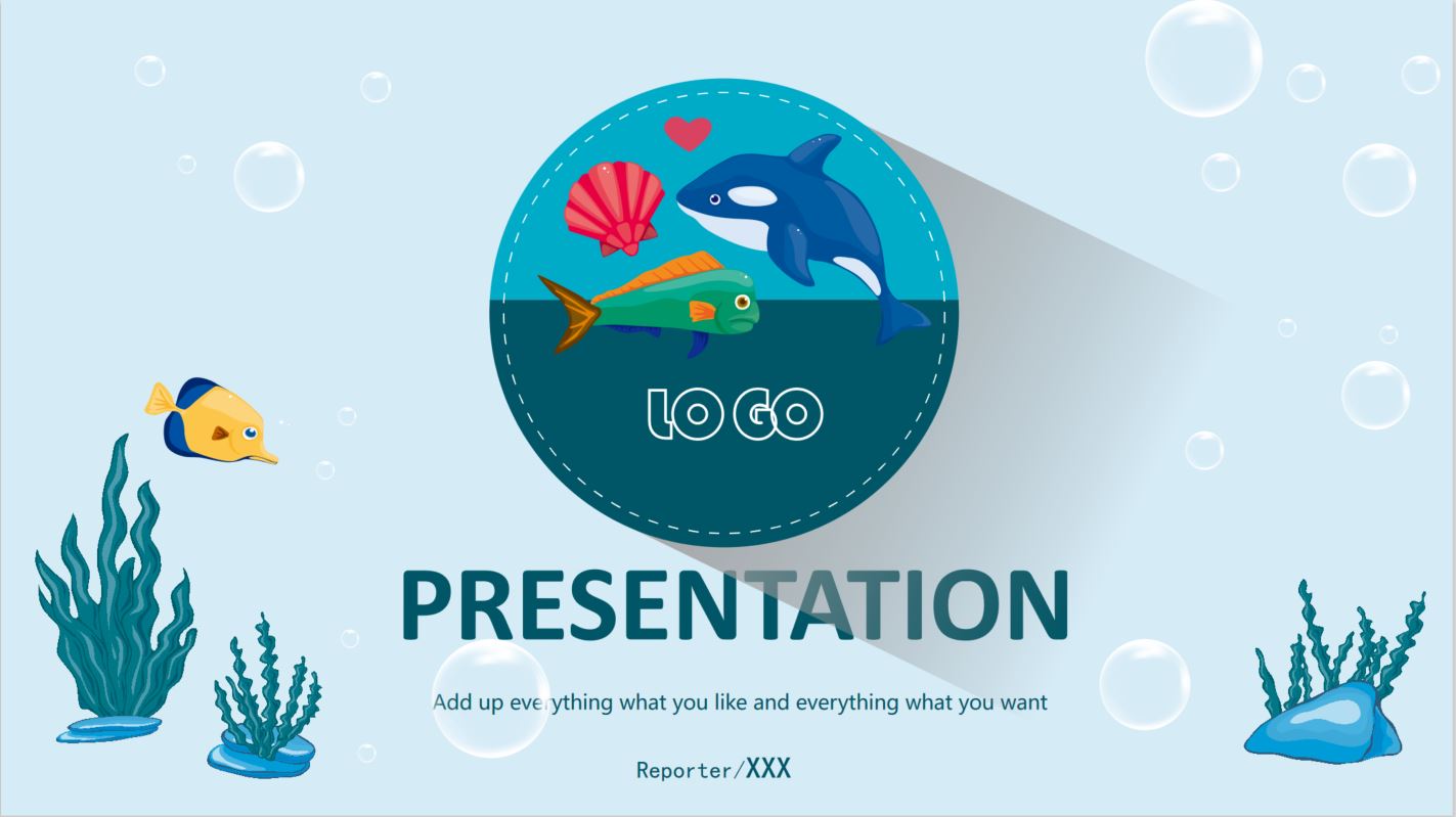 Detail Template Ppt Ikan Nomer 4