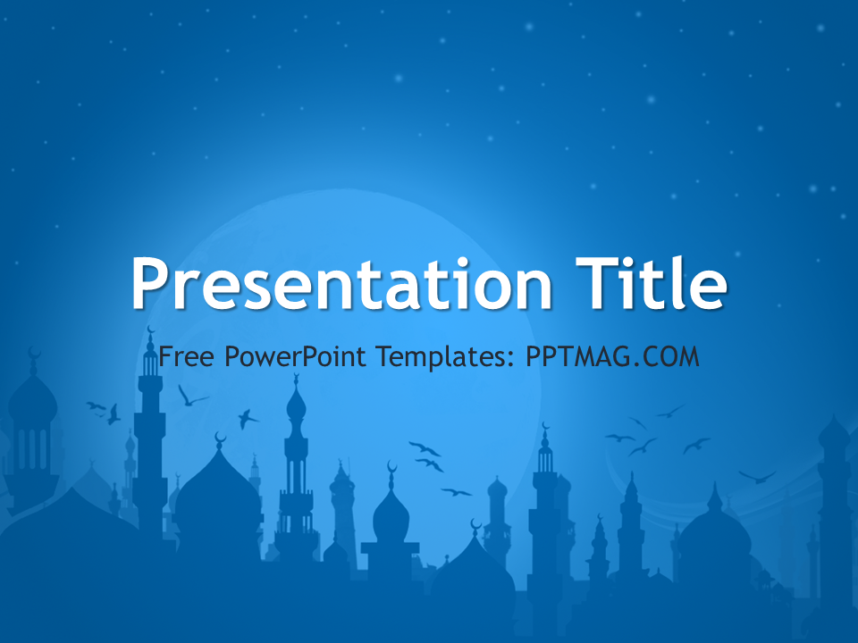 Detail Template Ppt Islami Free Nomer 6