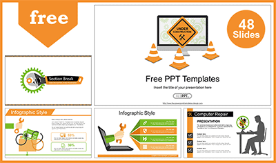 Detail Template Ppt Komputer Nomer 44