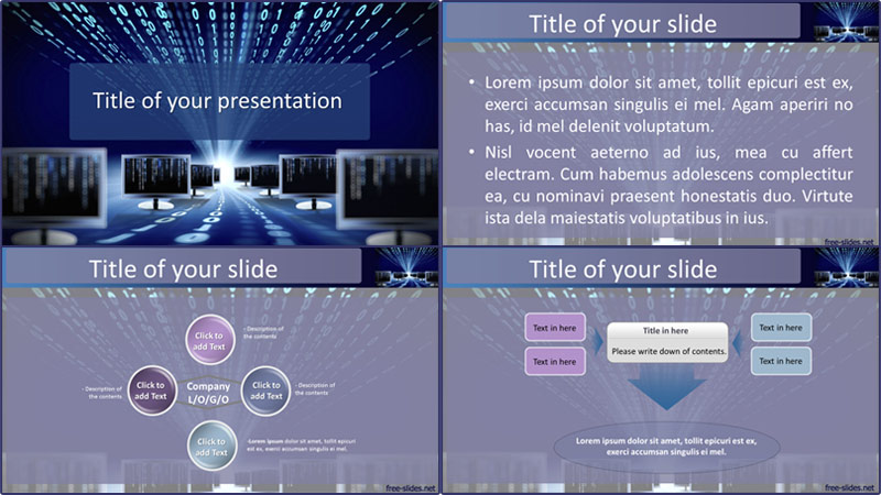 Detail Template Ppt Komputer Nomer 49