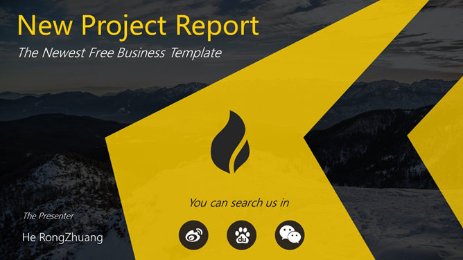 Detail Template Ppt Kuning Nomer 26