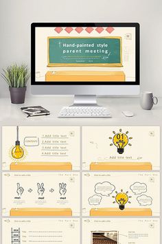 Detail Template Ppt Kuning Nomer 50