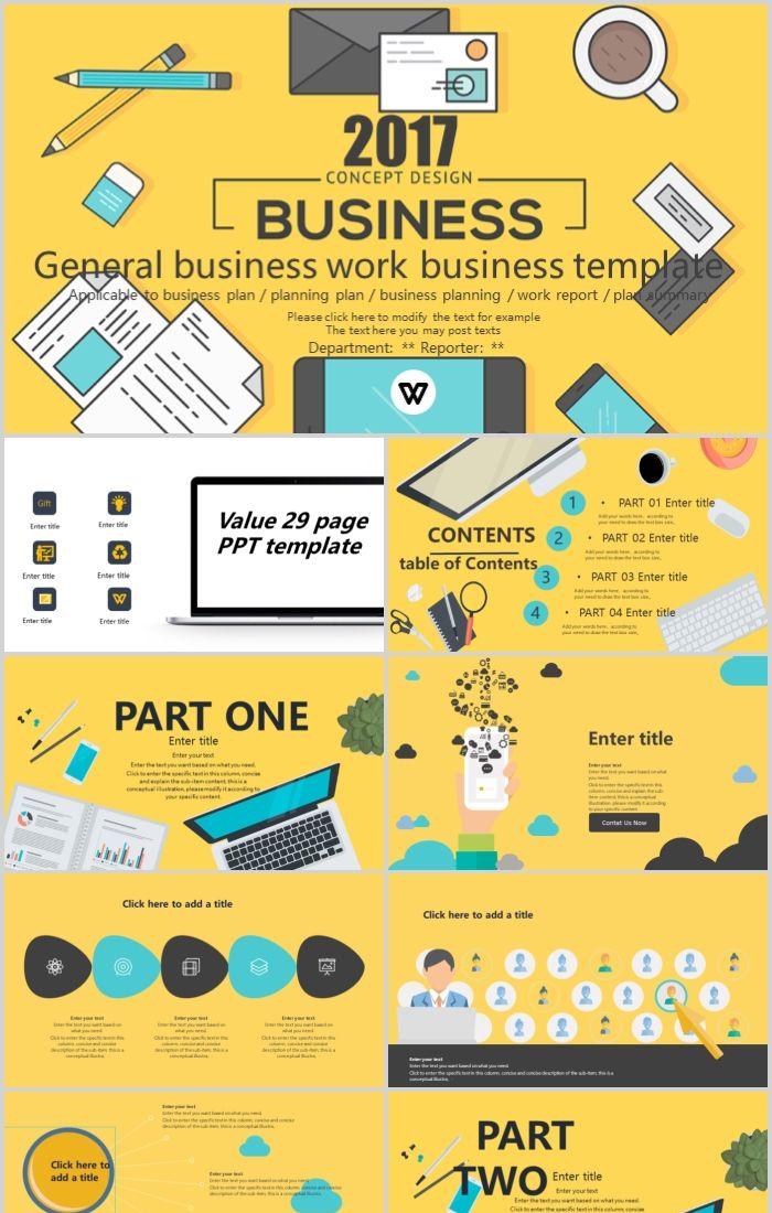 Detail Template Ppt Kuning Nomer 51