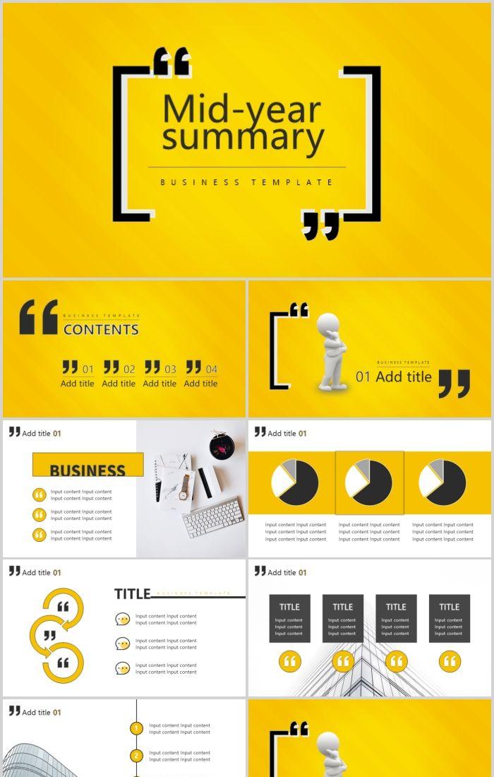 Detail Template Ppt Kuning Nomer 7