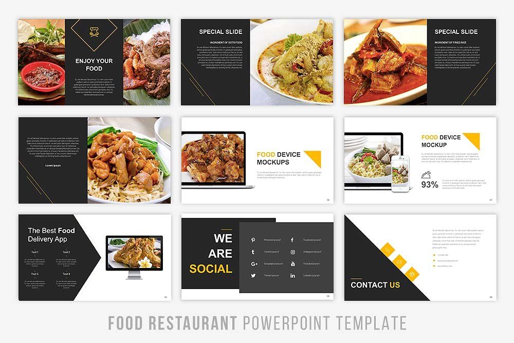 Detail Template Ppt Makanan Aesthetic Nomer 30