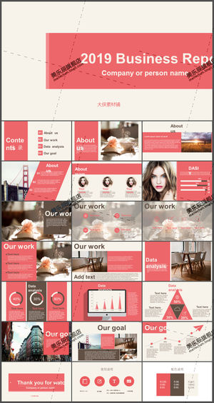 Detail Template Ppt Merah Nomer 31