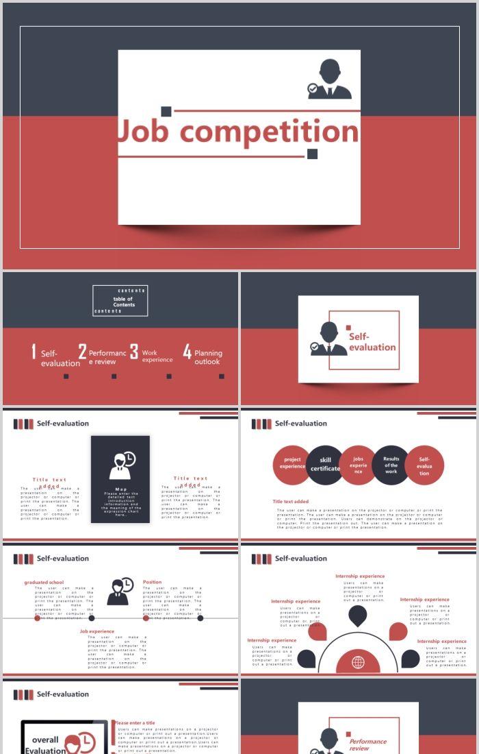 Detail Template Ppt Merah Nomer 41