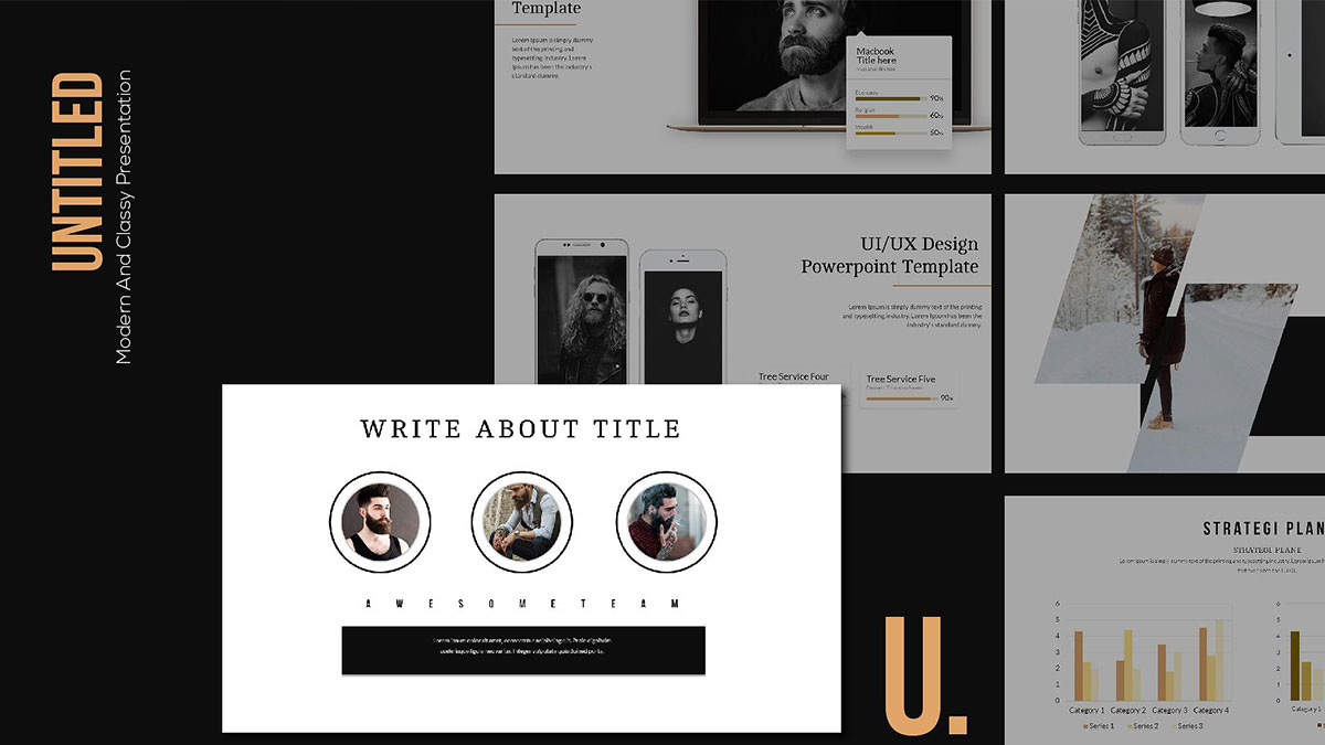 Detail Template Ppt Minimalis Nomer 26