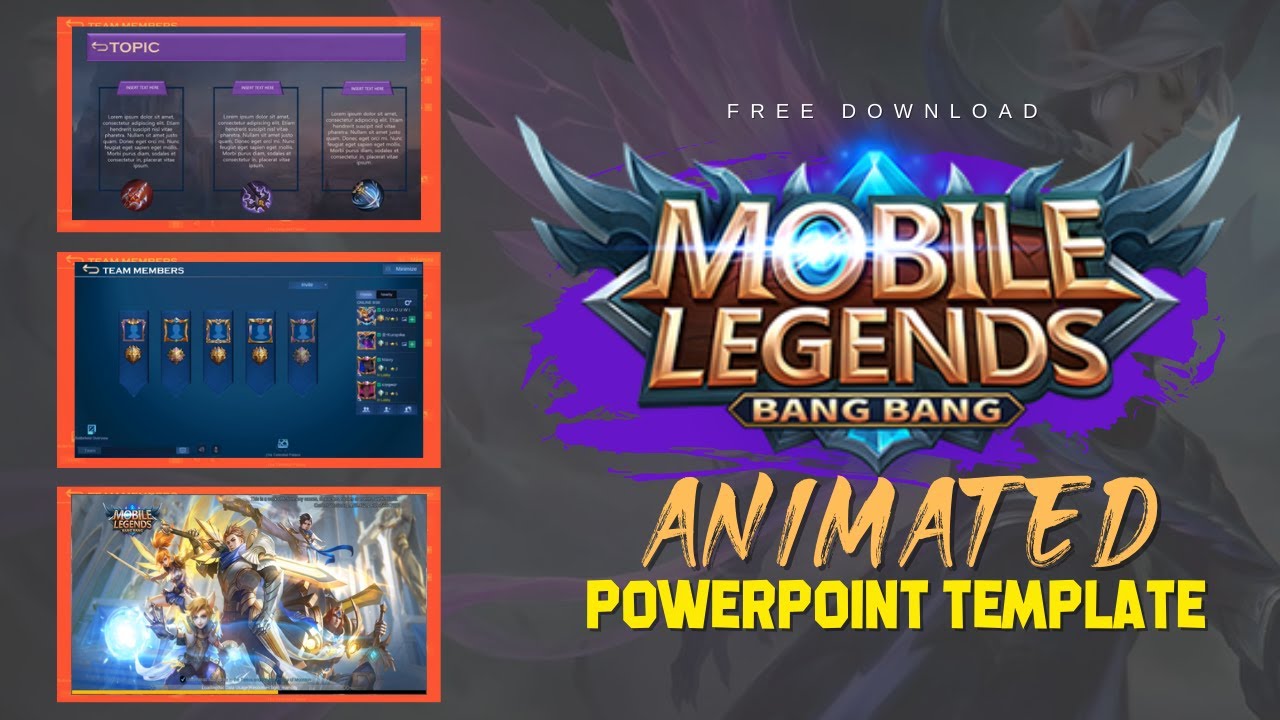 Detail Template Ppt Mobile Legend Nomer 3