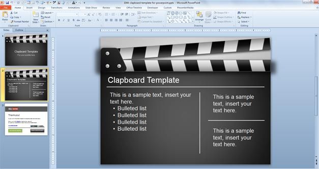 Detail Template Ppt Movie Nomer 28