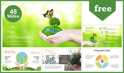 Detail Template Ppt Nature Nomer 52