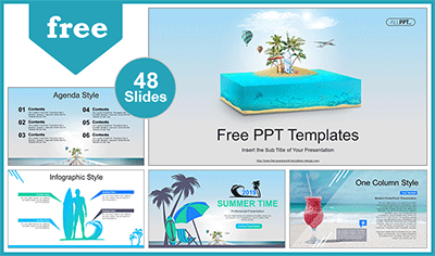 Detail Template Ppt Pantai Nomer 29