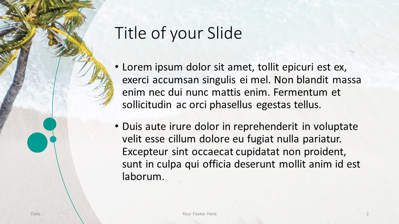 Detail Template Ppt Pantai Nomer 40