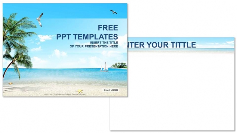 Detail Template Ppt Pantai Nomer 10