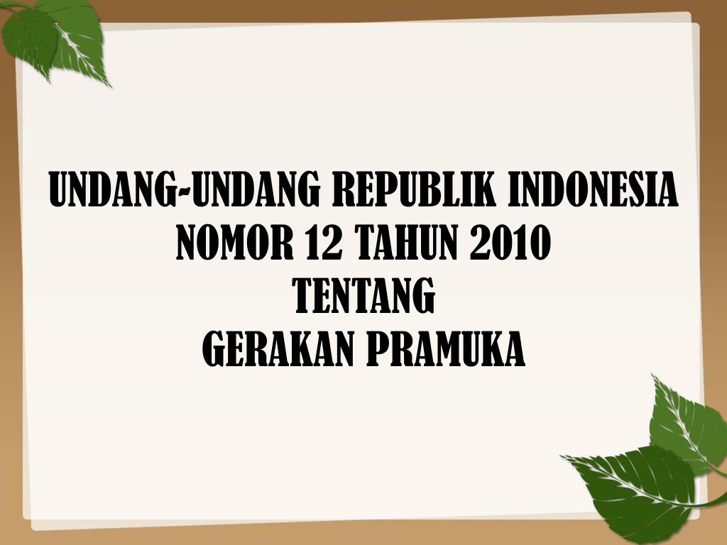 Detail Template Ppt Pramuka Nomer 35