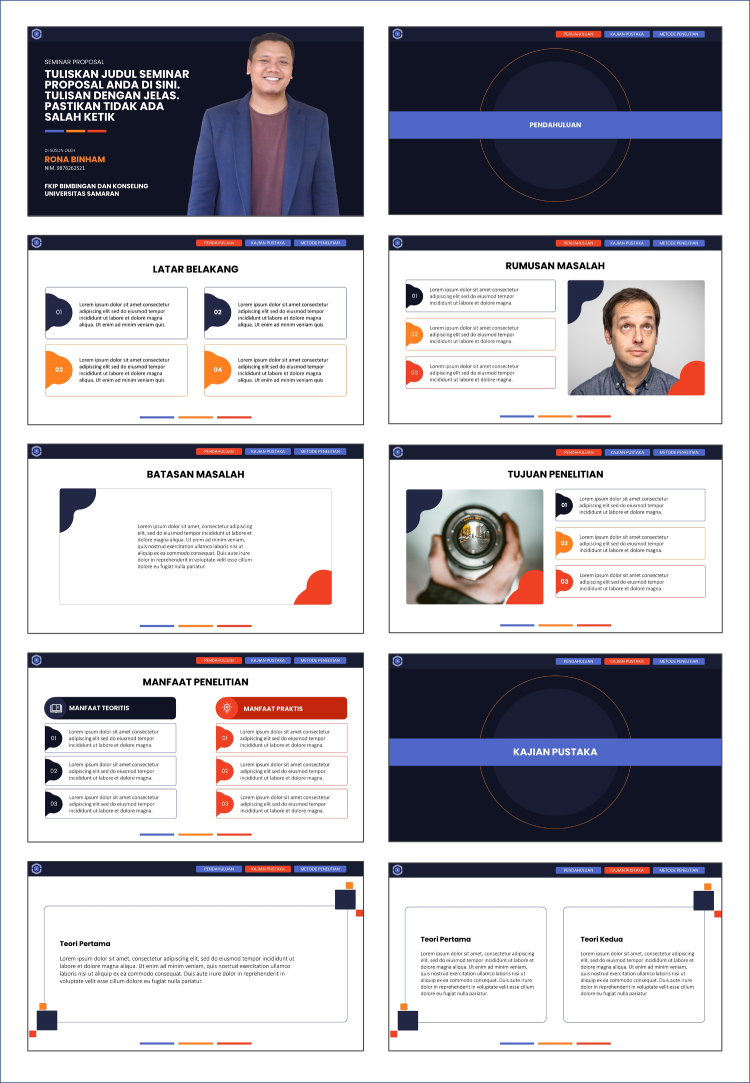 Detail Template Ppt Sempro Nomer 35