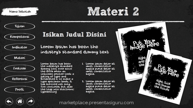 Detail Template Ppt Seni Nomer 41