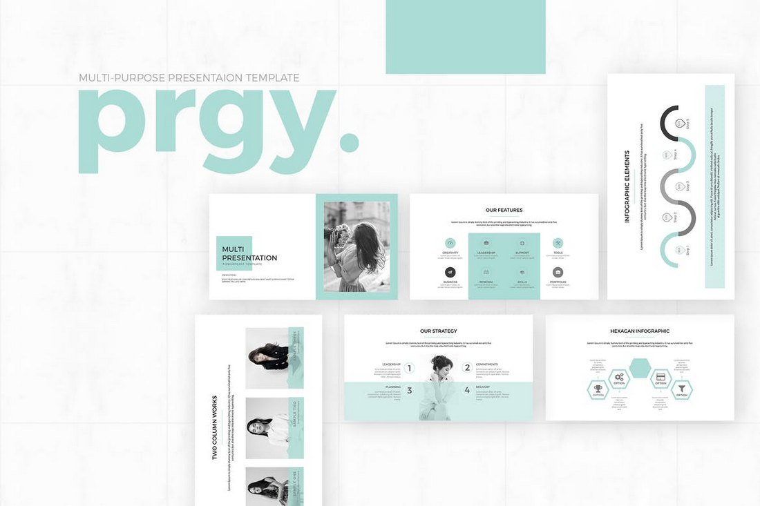 Detail Template Ppt Simple Keren Nomer 26